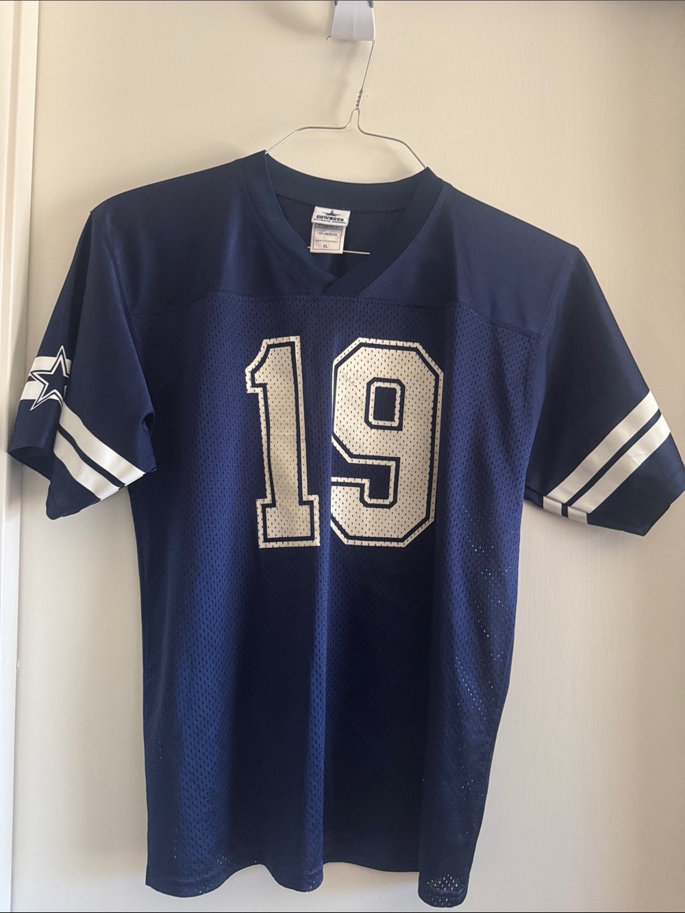 Kids Navy Football Jersey with Number 19 - Unbranded